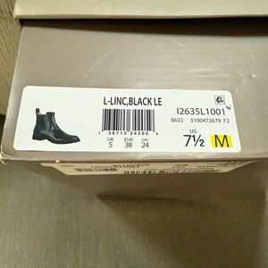 Black Leather Ankle Boots